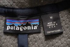 画像4: 90s USA製 patagoniaパタゴニア レトロカーディガン フリースジャケット グレー M (4)