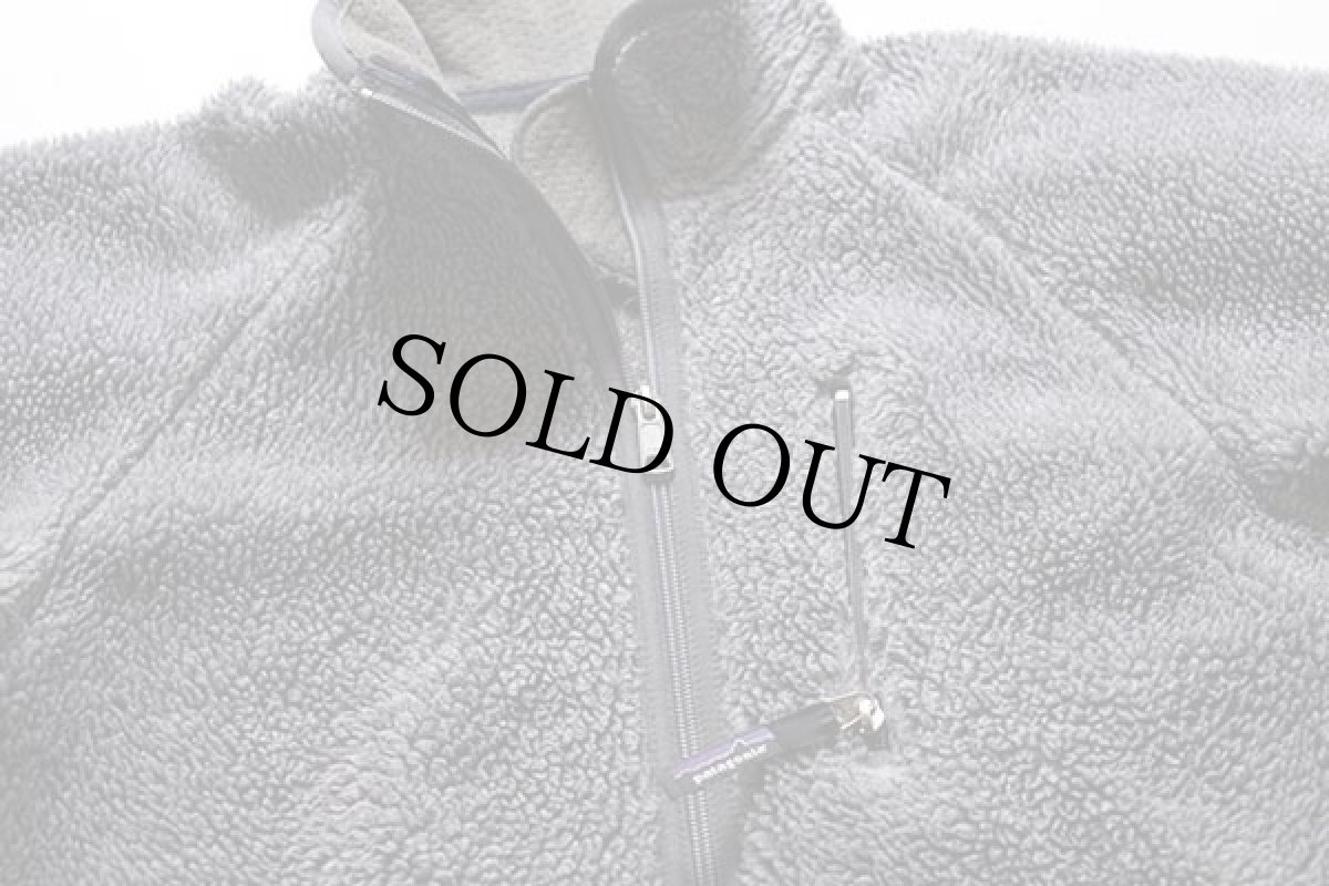 画像3: 90s USA製 patagoniaパタゴニア レトロカーディガン フリースジャケット グレー M (3)