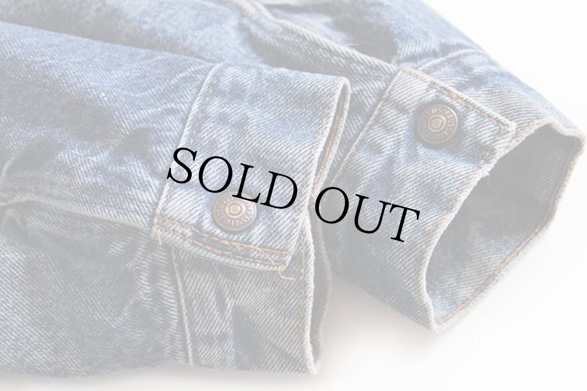 画像6: 80s USA製 Levi'sリーバイス 71608 ボアライナー デニムジャケット 4ポケット 40L (6)