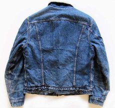 画像2: 80s USA製 Levi'sリーバイス 71608 ボアライナー デニムジャケット 4ポケット 40L (2)