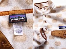 画像3: patagoniaパタゴニア ドット 総柄 シンチラ フリース スナップT W-S (3)