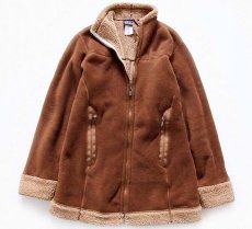 画像1: patagoniaパタゴニア シンチラ フリース ジャケット 茶 W-M (1)