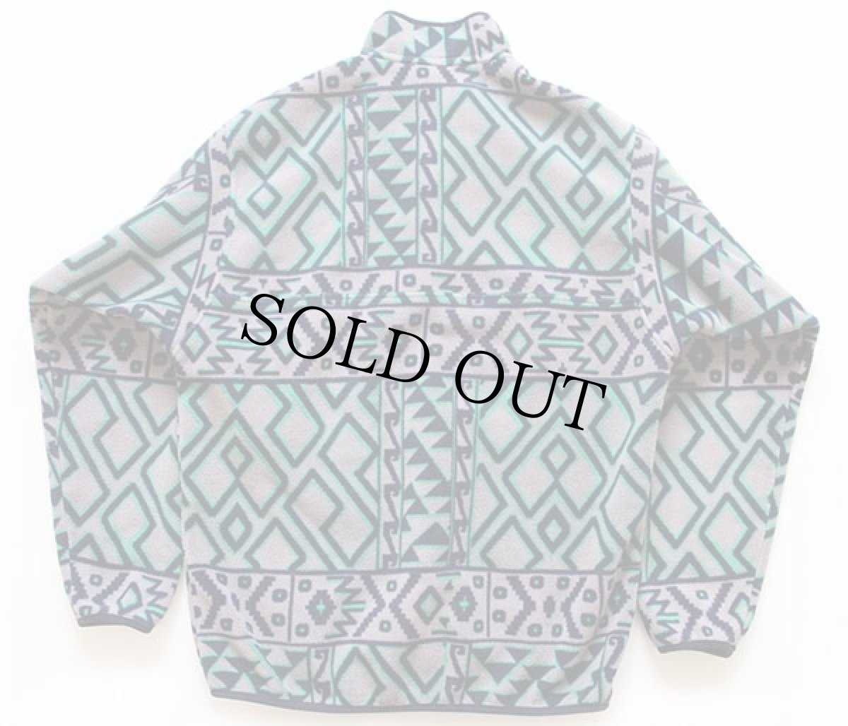 画像2: patagoniaパタゴニア 総柄 シンチラ フリース スナップT M (2)