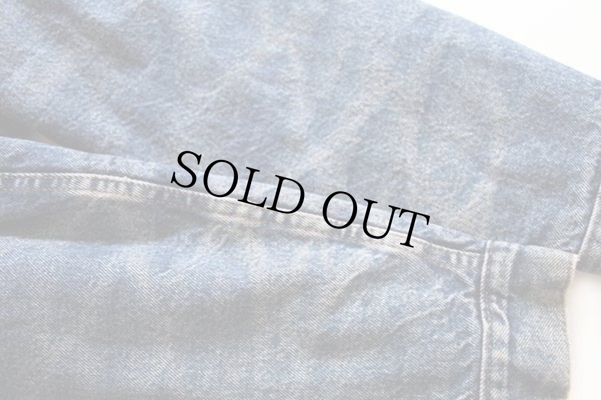 画像7: 80s USA製 Levi'sリーバイス 71608 ボアライナー デニムジャケット 4ポケット 40L (7)