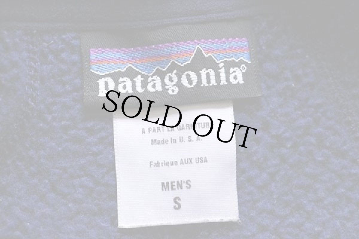 画像4: 00s USA製 patagoniaパタゴニア R2 POLARTEC フリースジャケット マジェスティックブルー S (4)