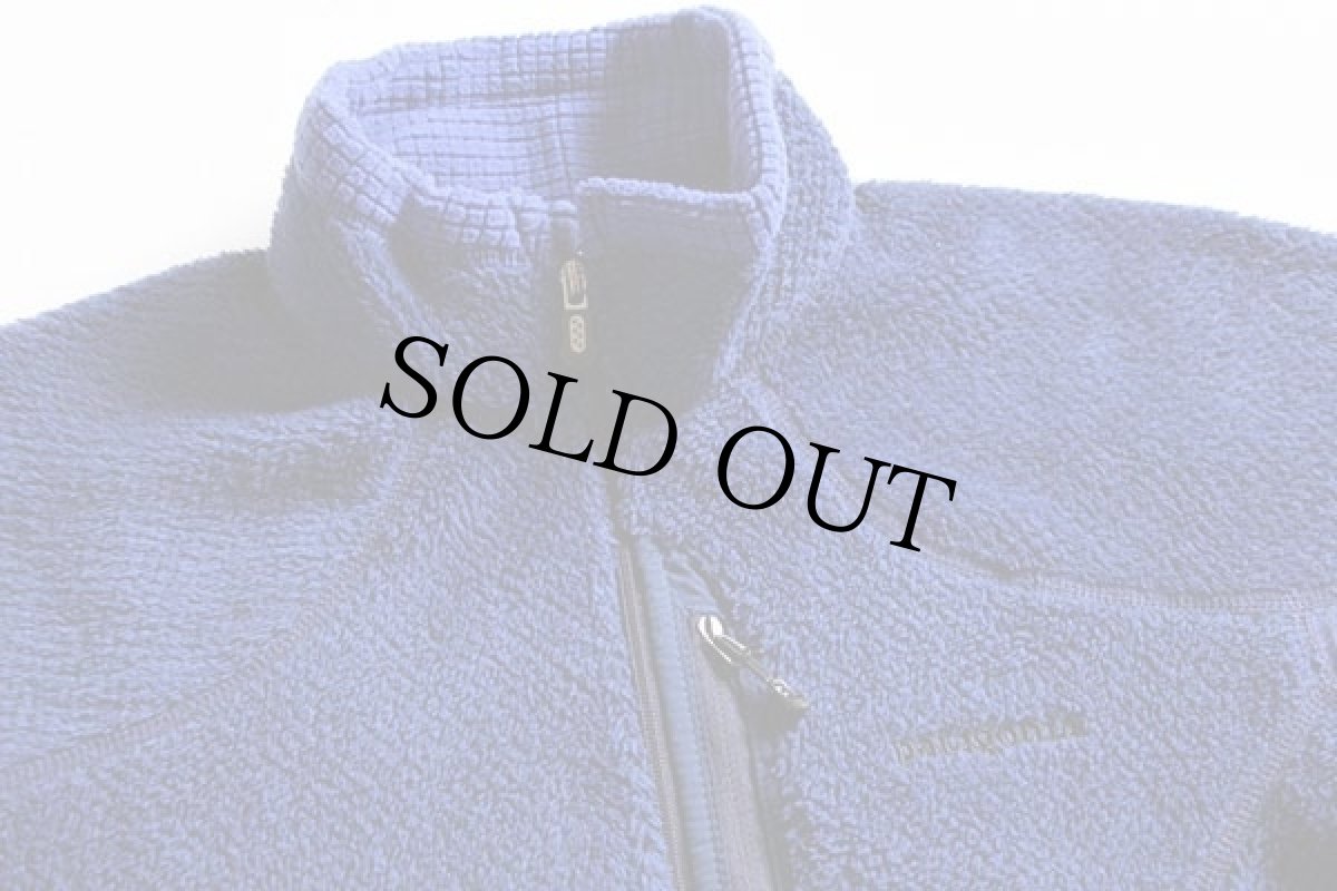 画像3: 00s USA製 patagoniaパタゴニア R2 POLARTEC フリースジャケット マジェスティックブルー S (3)