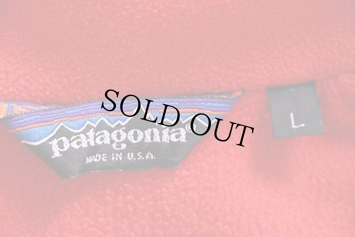 画像4: 80s USA製 patagoniaパタゴニア フリースライナー ナイロンジャケット 青紫 L★シェルドシンチラ (4)