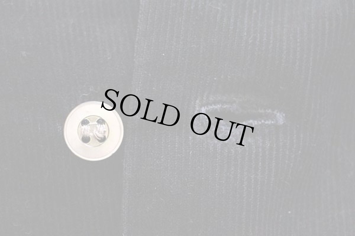 画像9: 50s SEARS Pilgrimピルグリム 無地 コーデュロイシャツ 黒 S (9)