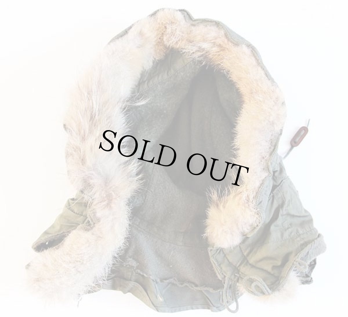 画像2: 50s 米軍 U.S.ARMY M-51 パーカー用 コヨーテファー フード 後期型★モッズコート (2)