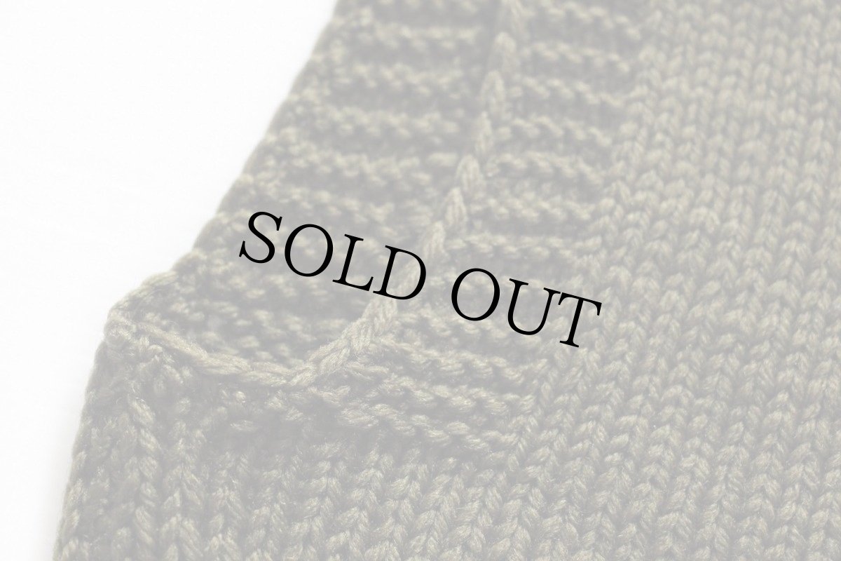 画像6: ビンテージ AMERICAN RED CROSS Vネック ウールニット ベスト オリーブドラブ (6)