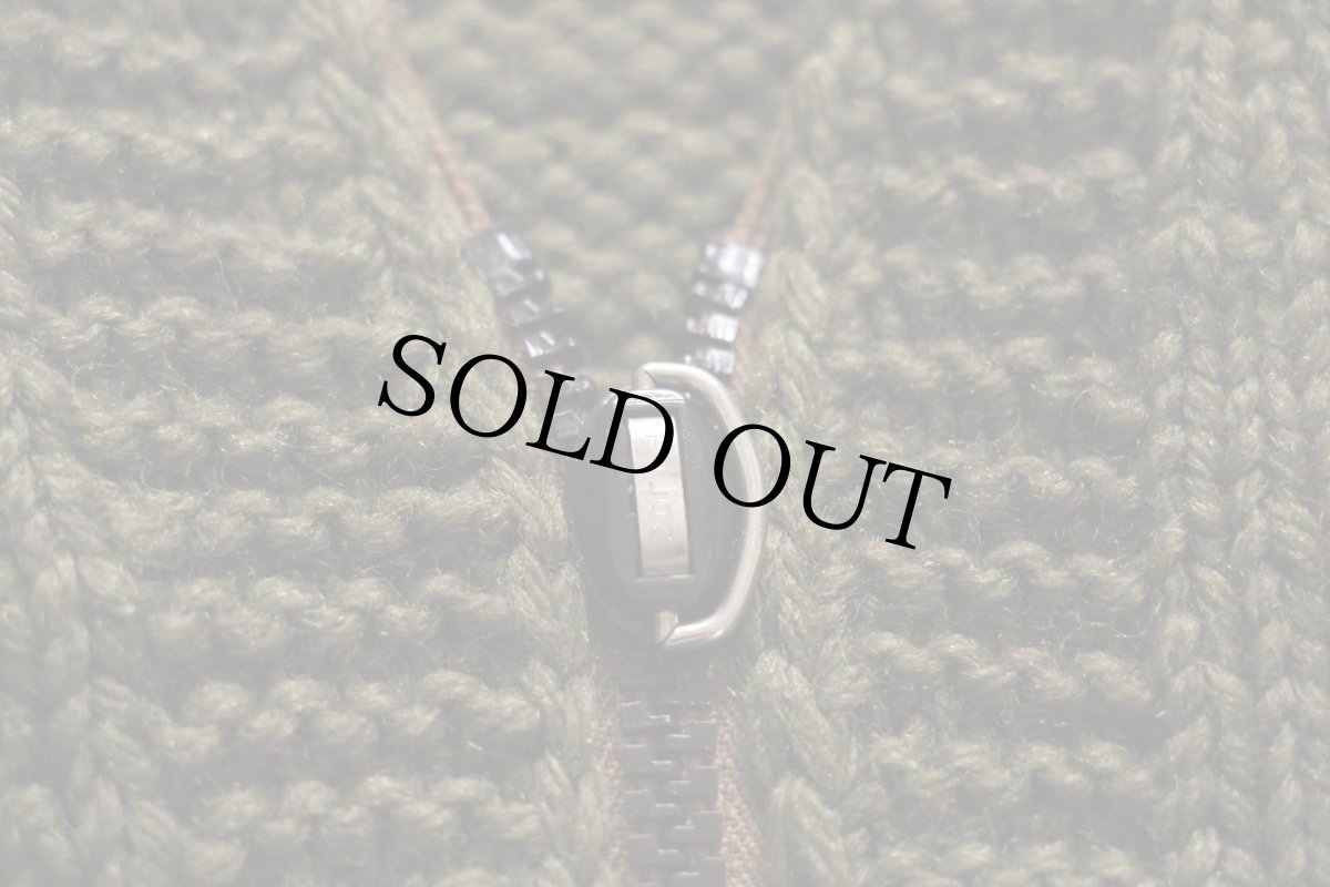 画像4: ビンテージ AMERICAN RED CROSS Vネック ウールニット ベスト オリーブドラブ (4)