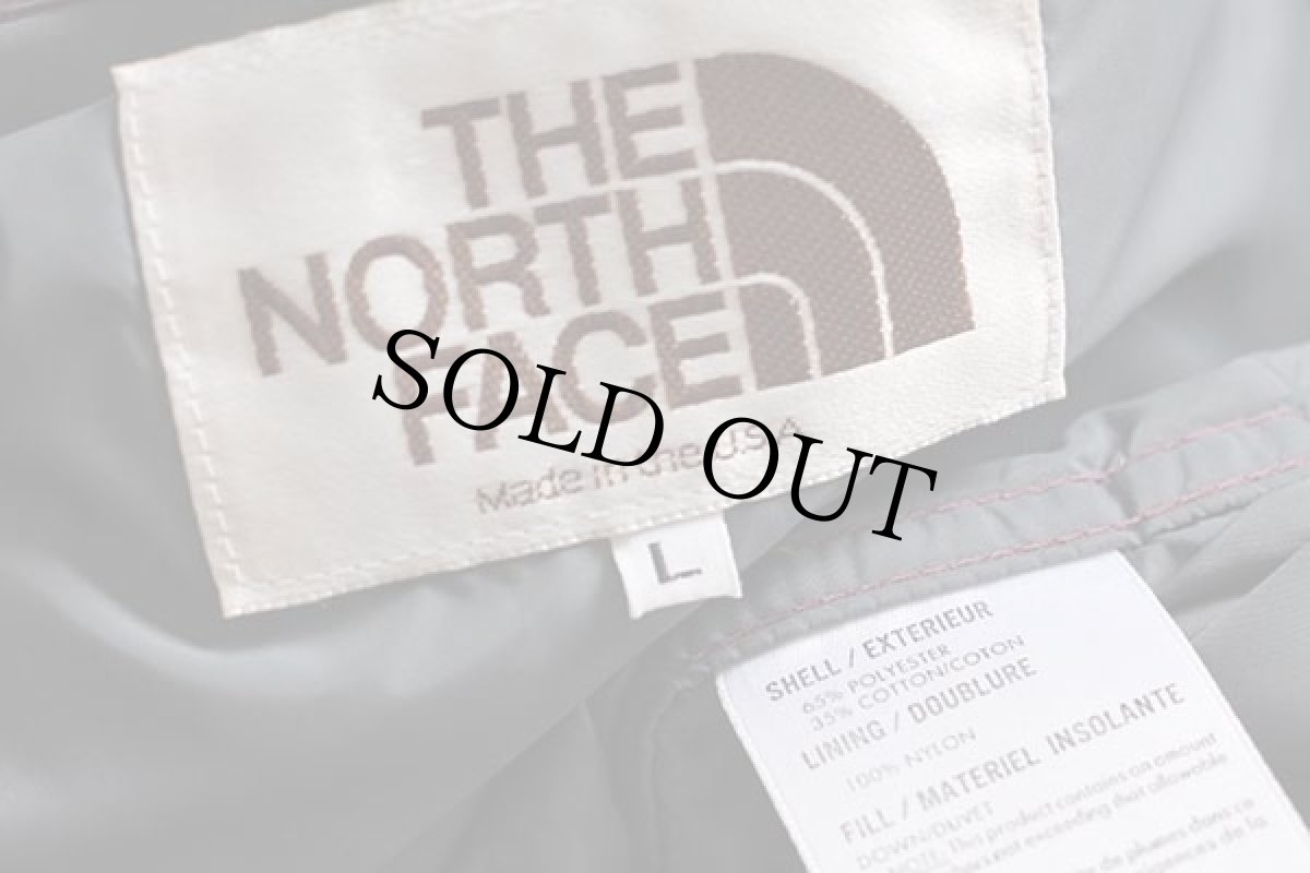 画像4: 80s USA製 THE NORTH FACEノースフェイス 茶タグ ダウンジャケット 薄紫 L (4)