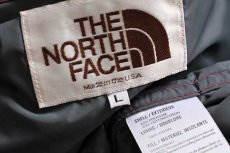 画像4: 80s USA製 THE NORTH FACEノースフェイス 茶タグ ダウンジャケット 薄紫 L (4)