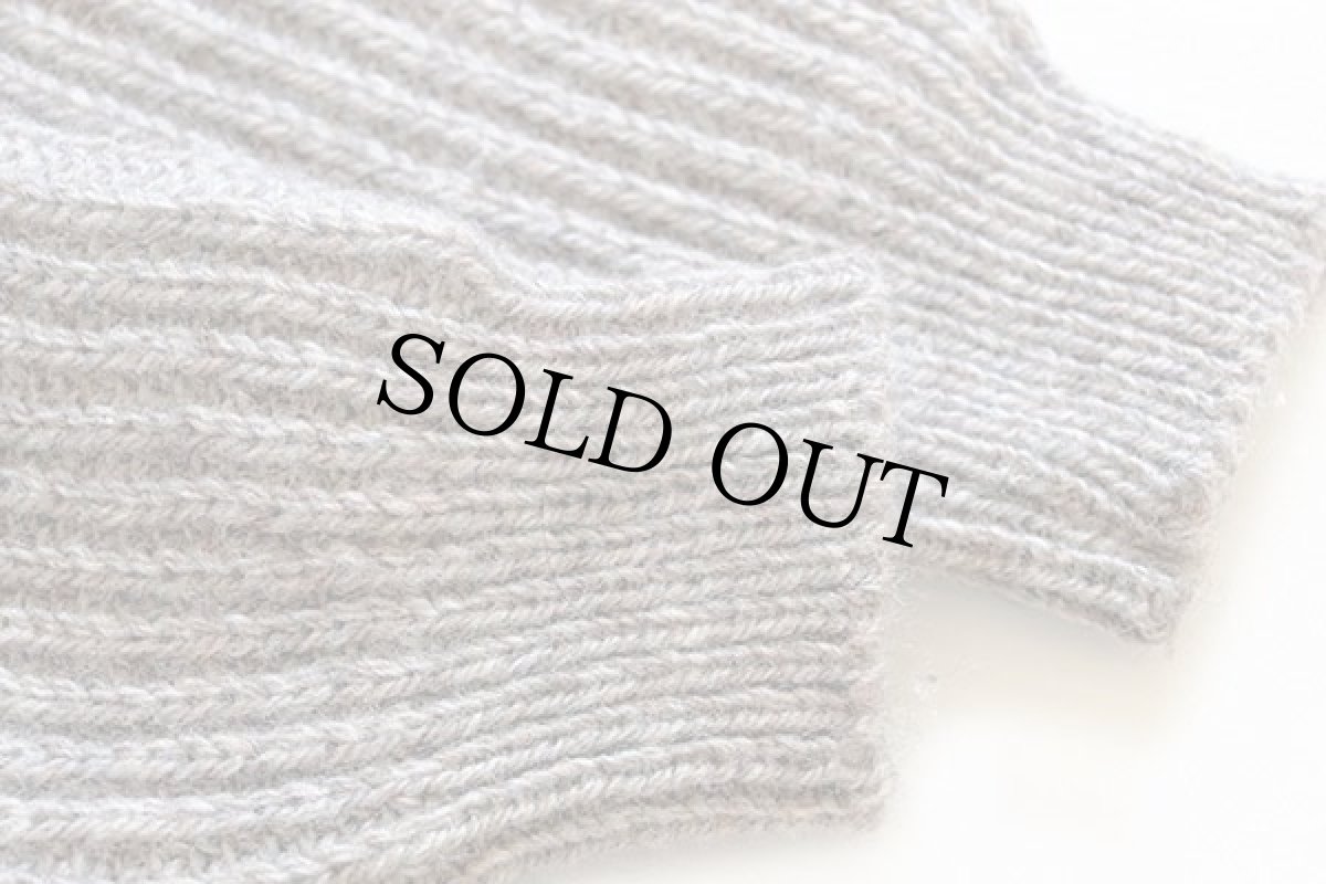 画像6: アイルランド製 SCARLETT O'HARA ローゲージ ウール ハンドニット セーター 40 (6)