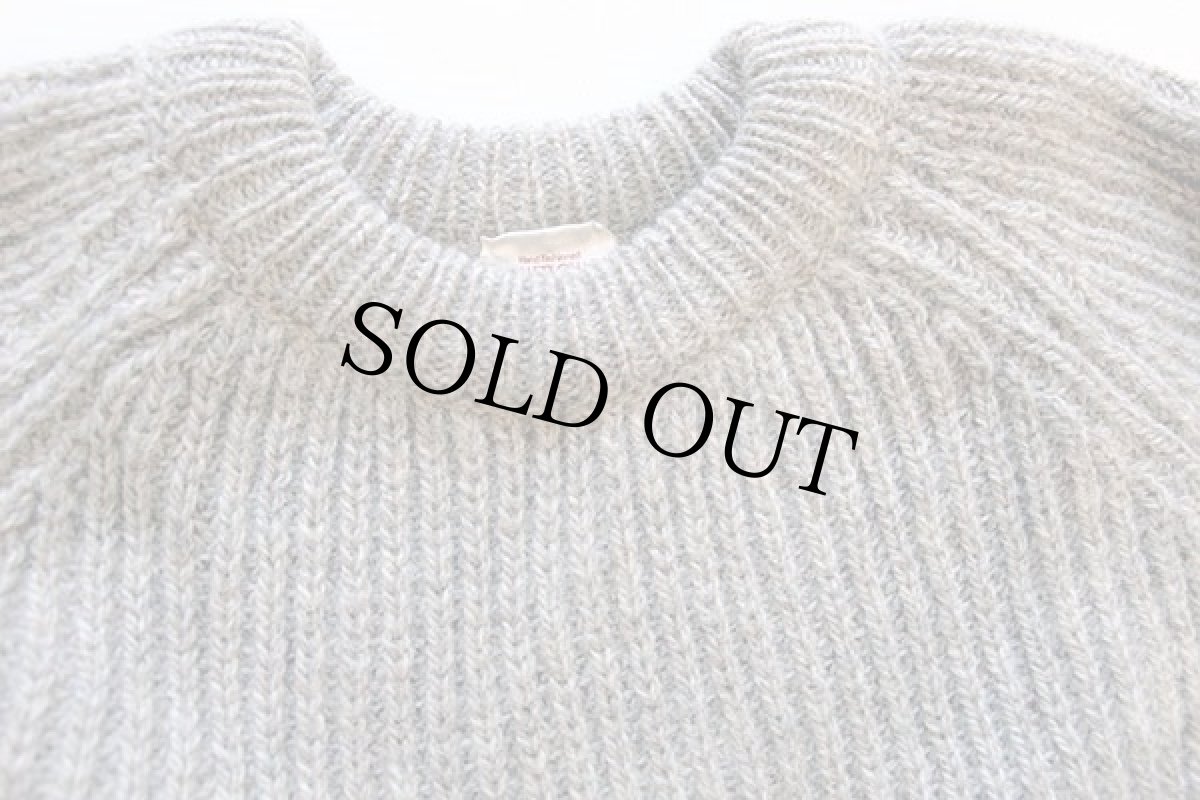 画像3: アイルランド製 SCARLETT O'HARA ローゲージ ウール ハンドニット セーター 40 (3)