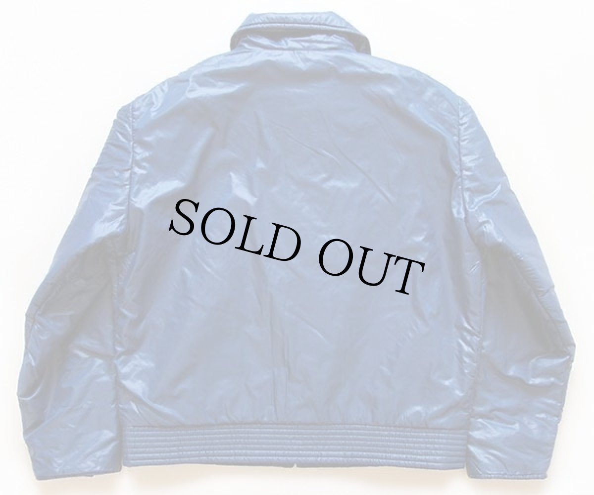 画像2: 70s White Stag 中綿入り ナイロンジャケット 青紺 (2)