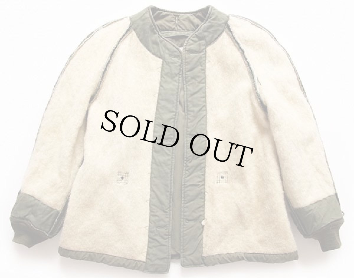 画像3: 60s 米軍 USAF ウールパイル ライナージャケット L-R★キャトルジャケット (3)