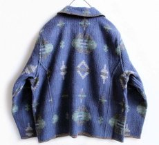 画像2: Woolrichウールリッチ フォークロア柄 リバーシブル ウール ラグジャケット W-XL (2)