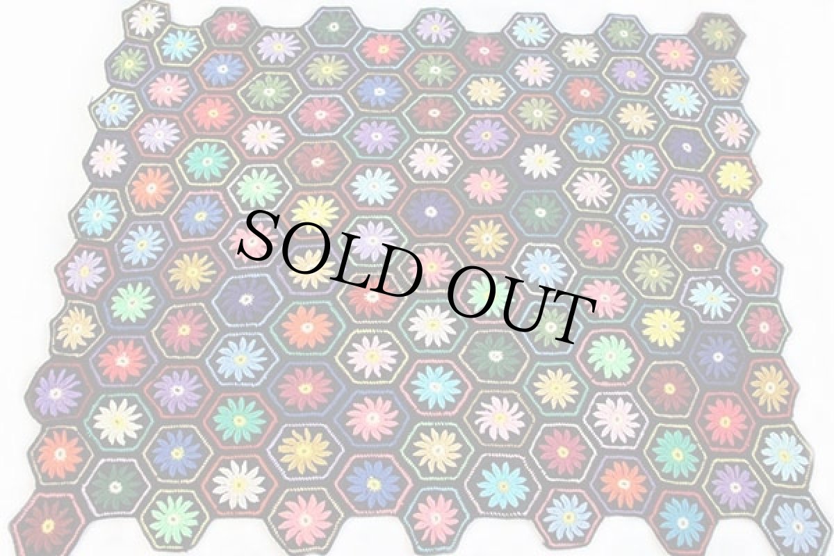 画像2: モチーフ ニット グラニー ブランケット★カギ編み (2)