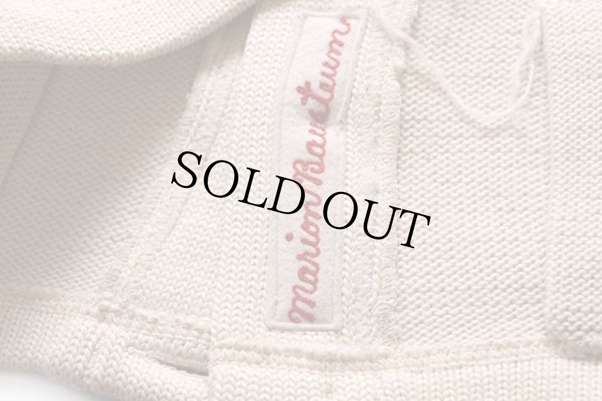 画像5: 40s NELSON ウールニット レタードカーディガン クリーム (5)