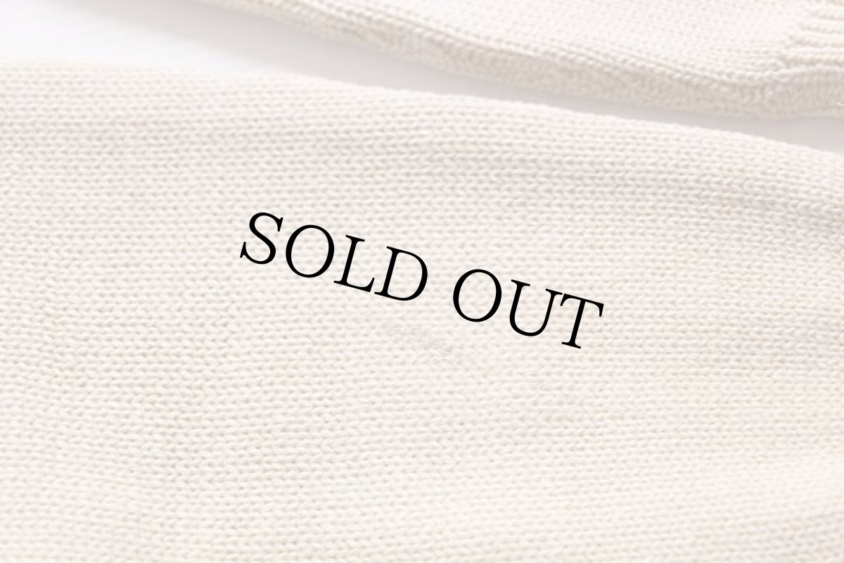 画像8: 40s NELSON ウールニット レタードカーディガン クリーム (8)