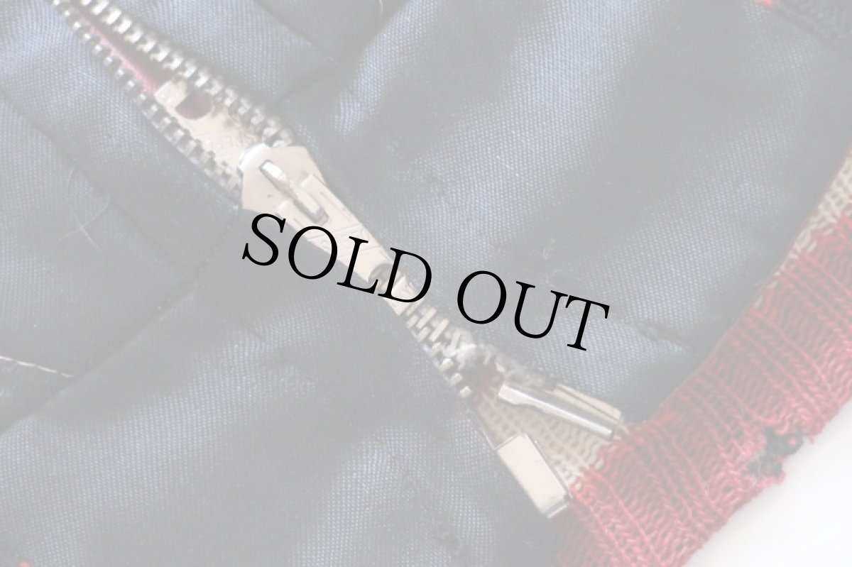 画像5: 50s Japan刺繍 中綿入り サテン スカジャン★スーベニア (5)