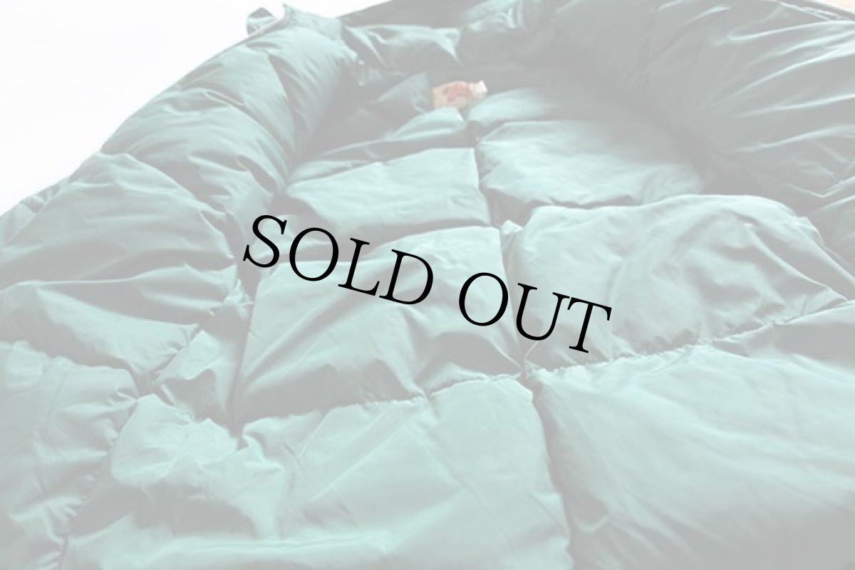 画像6: 70s Comfy フード付き ダウンジャケット 緑 S★パーカー (6)