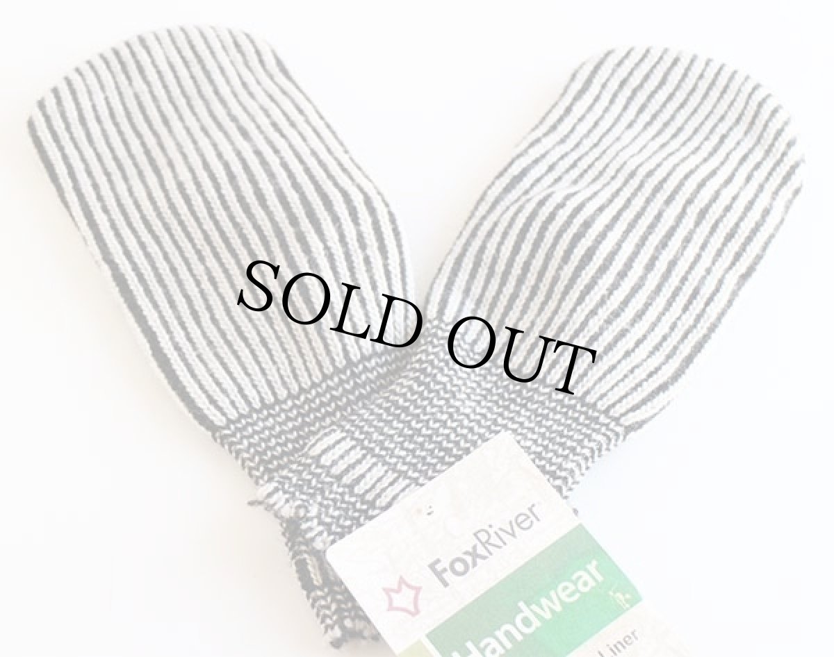 画像2: デッドストック★USA製 FoxRiver Chopper Mitt Liner ウールニット ミトン グローブ L★手袋 (2)