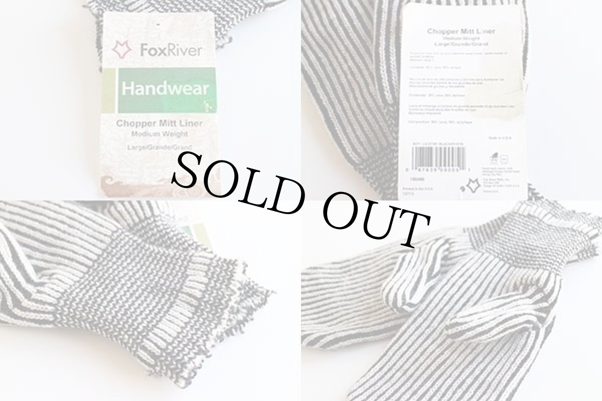 画像4: デッドストック★USA製 FoxRiver Chopper Mitt Liner ウールニット ミトン グローブ L★手袋 (4)