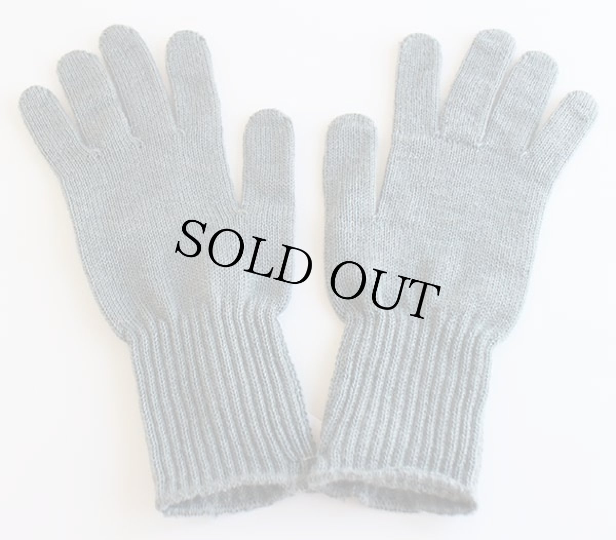 画像3: デッドストック★00s 米軍 ウールニット グローブ グレー L★手袋 (3)