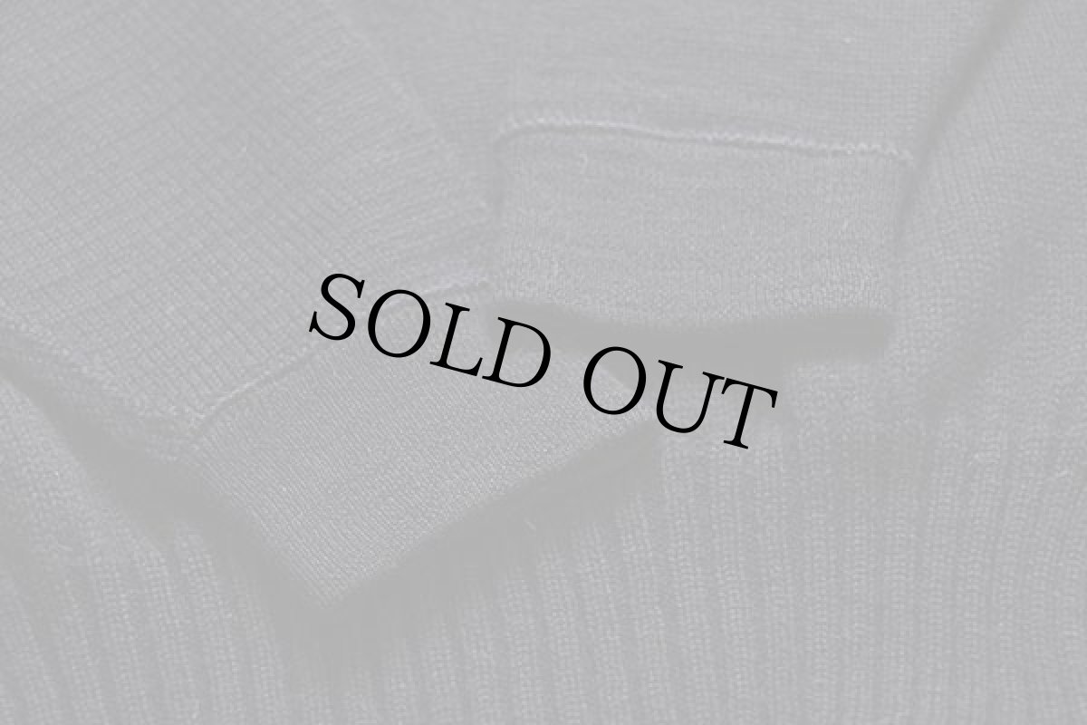 画像5: 40s 米軍 U.S.NAVY ハイネック ウールニット ゴブセーター 濃紺 (5)