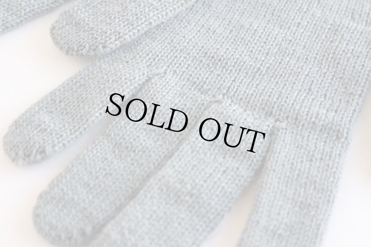 画像6: デッドストック★00s 米軍 ウールニット グローブ グレー L★手袋 (6)