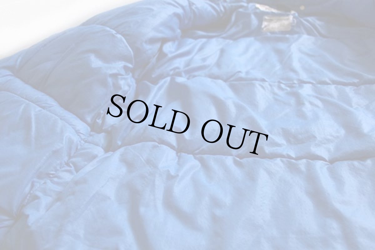 画像6: 70s THE NORTH FACEノースフェイス 茶タグ フード付き 中綿入り ナイロンジャケット 青 (6)