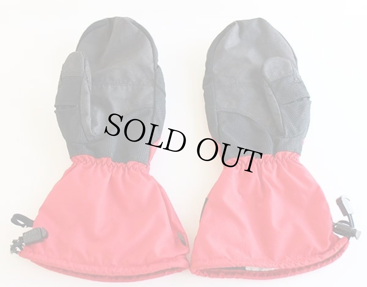 画像3: 90s L.L.Bean ツートン GORE-TEXゴアテックス ミトン グローブ 赤×黒 W-M★手袋 (3)