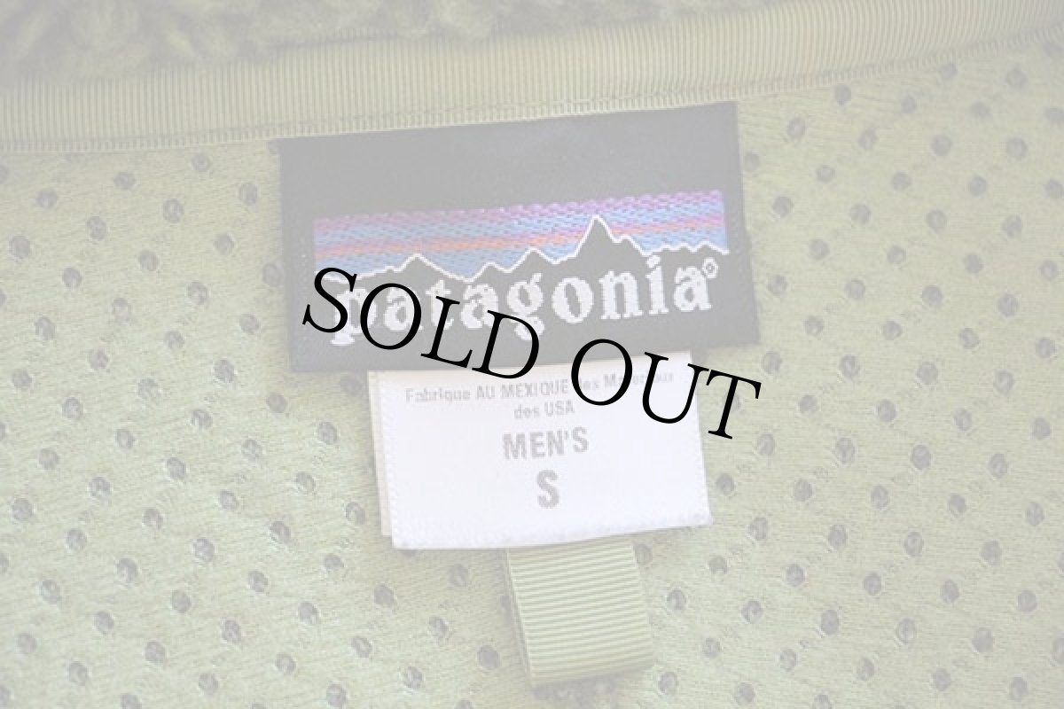 画像5: 00s patagoniaパタゴニア クラシック レトロカーディガン フリースジャケット 緑 S (5)