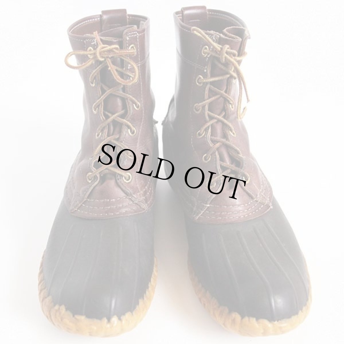 画像3: 70s USA製 L.L.Bean 筆記体タグ メインハンティング 6ホール ビーンブーツ 10M (3)