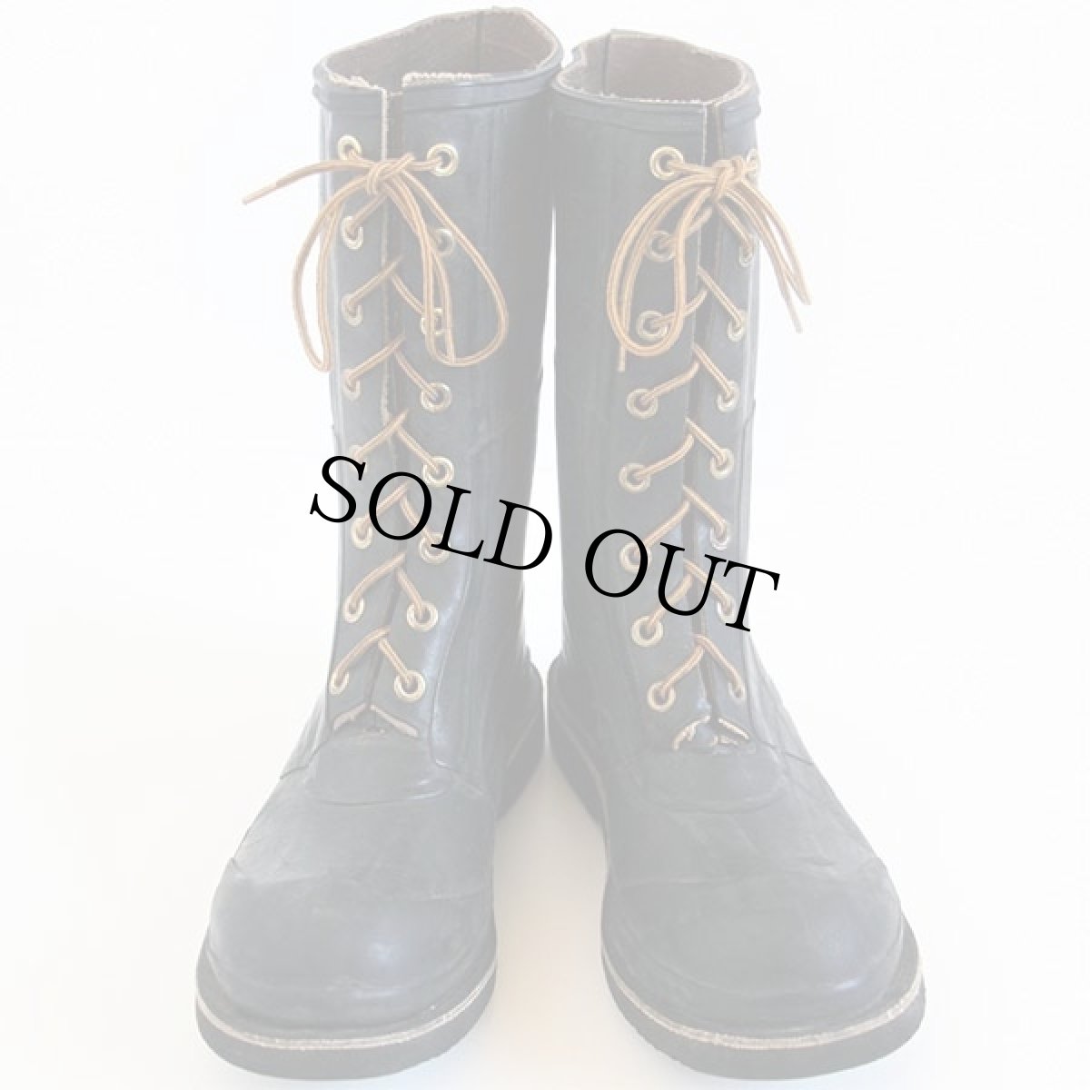 画像3: ビンテージ WESCOウエスコ ラバーブーツ 黒 9 (3)