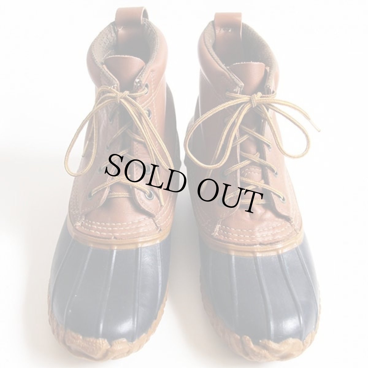 画像3: USA製 LaCrosseラクロス 5ホール ガムシューズ ブラウン×ネイビー★ビーンブーツ (3)