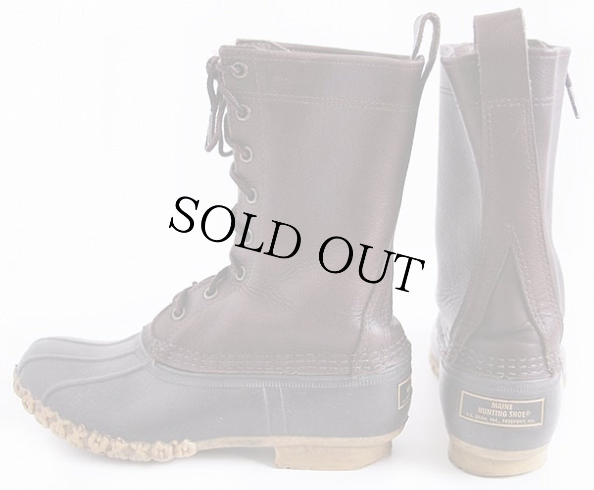 画像2: USA製 L.L.Bean メインハンティング 8ホール ビーンブーツ 6M (2)