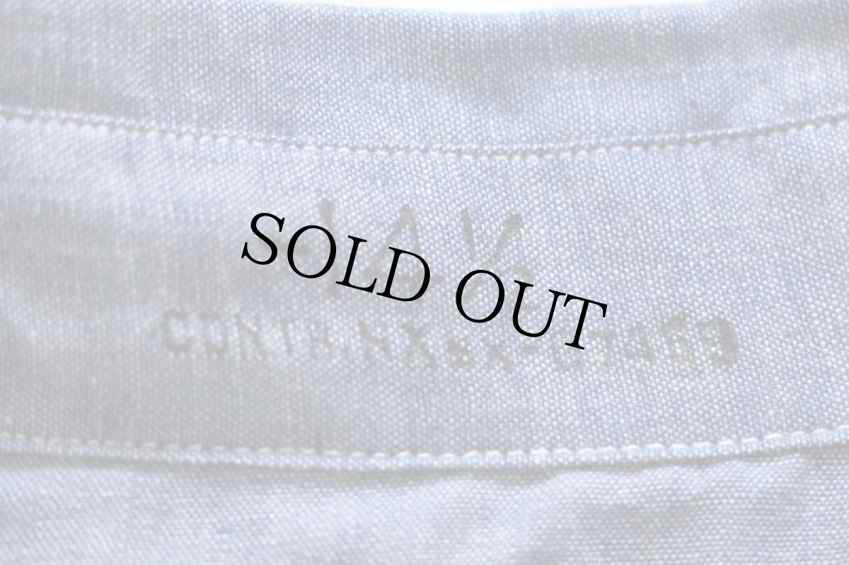 画像5: デッドストック★40s 米軍 U.S.NAVY M-43 マチ付き コットン シャンブレーシャツ 14.5 (5)