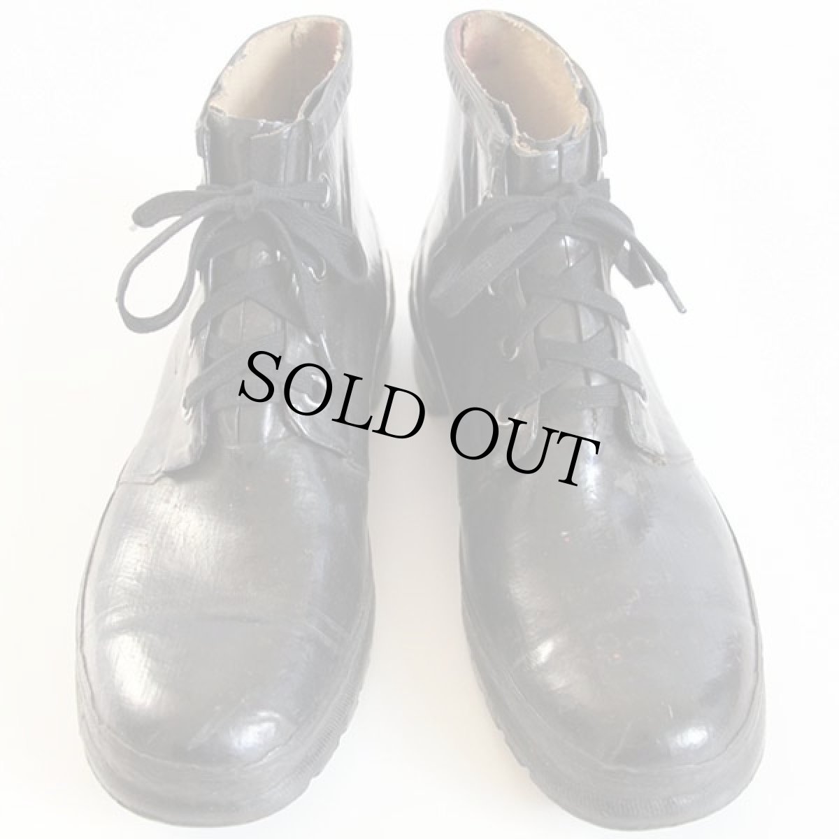 画像3: 50s B.F.Goodrich アンクル ラバーブーツ 黒★ガムシューズ (3)