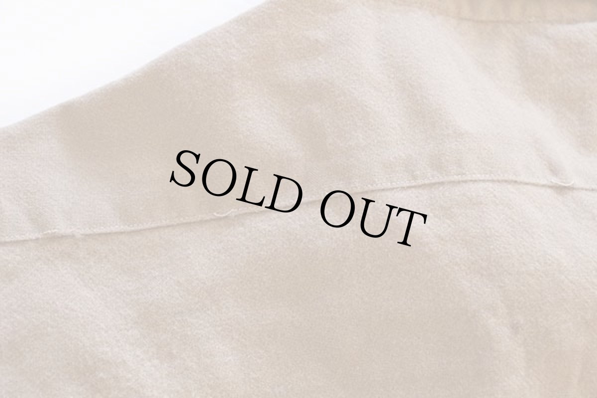 画像8: 40s 米軍 U.S.ARMY マチ付き ウールシャツ カーキ 15 (8)