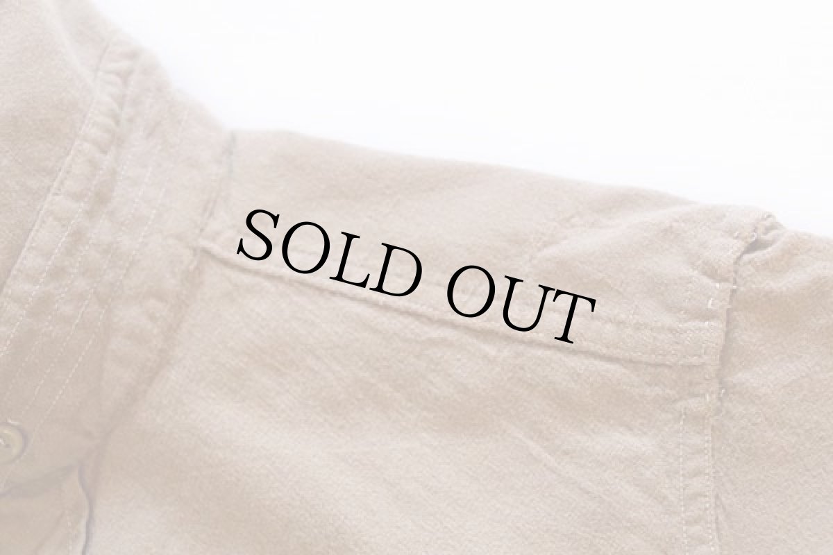 画像9: 40s 米軍 U.S.ARMY マチ付き ウールシャツ カーキ 15 (9)