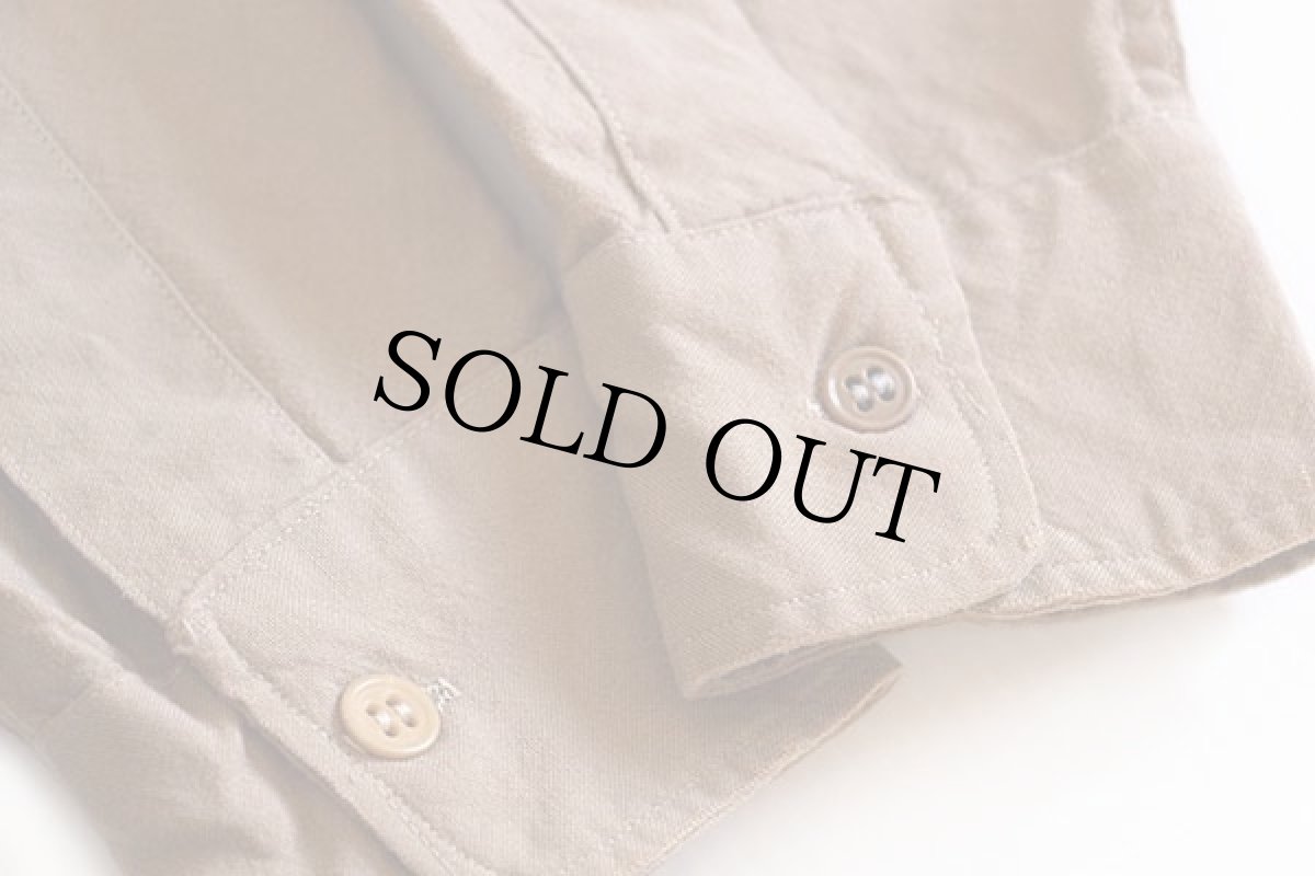 画像7: 40s 米軍 U.S.ARMY マチ付き ウールシャツ カーキ 15 (7)