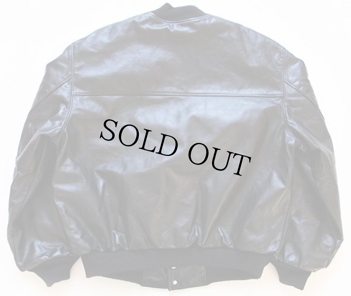 画像2: 80s USA製 TROPHY JACKETS キルティングライナー オールレザー スタジャン 黒 (2)