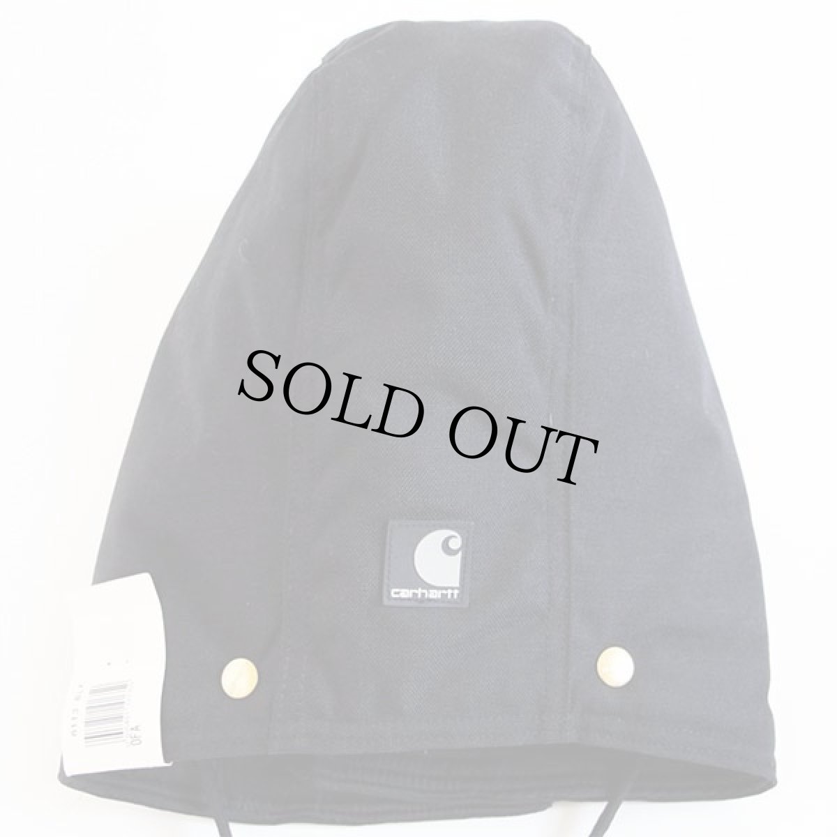 画像3: デッドストック★00s USA製 carharttカーハート ARCTIC HOOD キルティングライナー ナイロンフード 黒 (3)