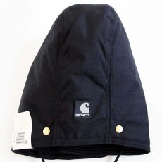 画像3: デッドストック★00s USA製 carharttカーハート ARCTIC HOOD キルティングライナー ナイロンフード 黒 (3)