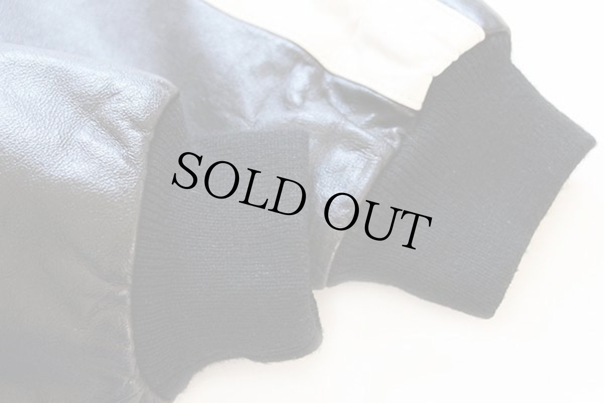 画像8: CHASE NASCAR GM Goodwrench SERVICE 刺繍&パッチ付き レザー レーシングジャケット 黒 XL (8)