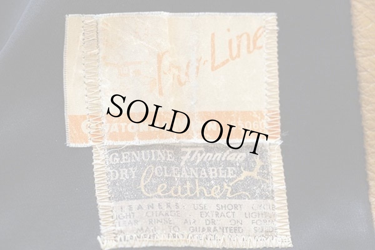 画像4: 70s USA製 Pro-Line オールレザー スタジャン マスタード (4)