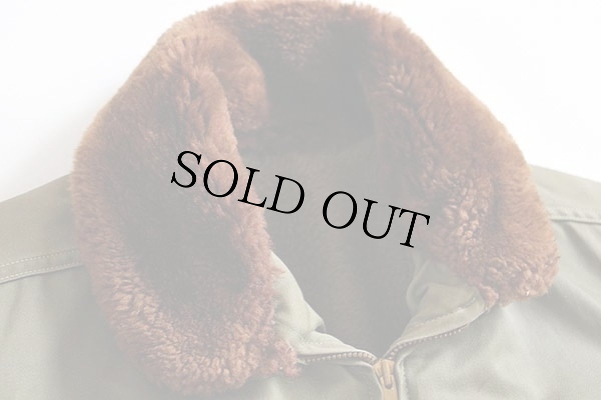 画像3: 40s UNKNOWN B-15タイプ ウールパイルライナー フライトジャケット カスタム (3)